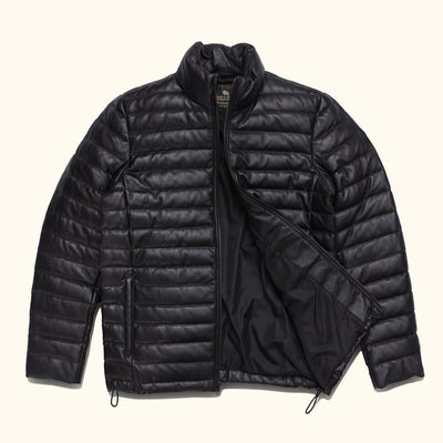 Men's Outdoor Leather Down Jacket