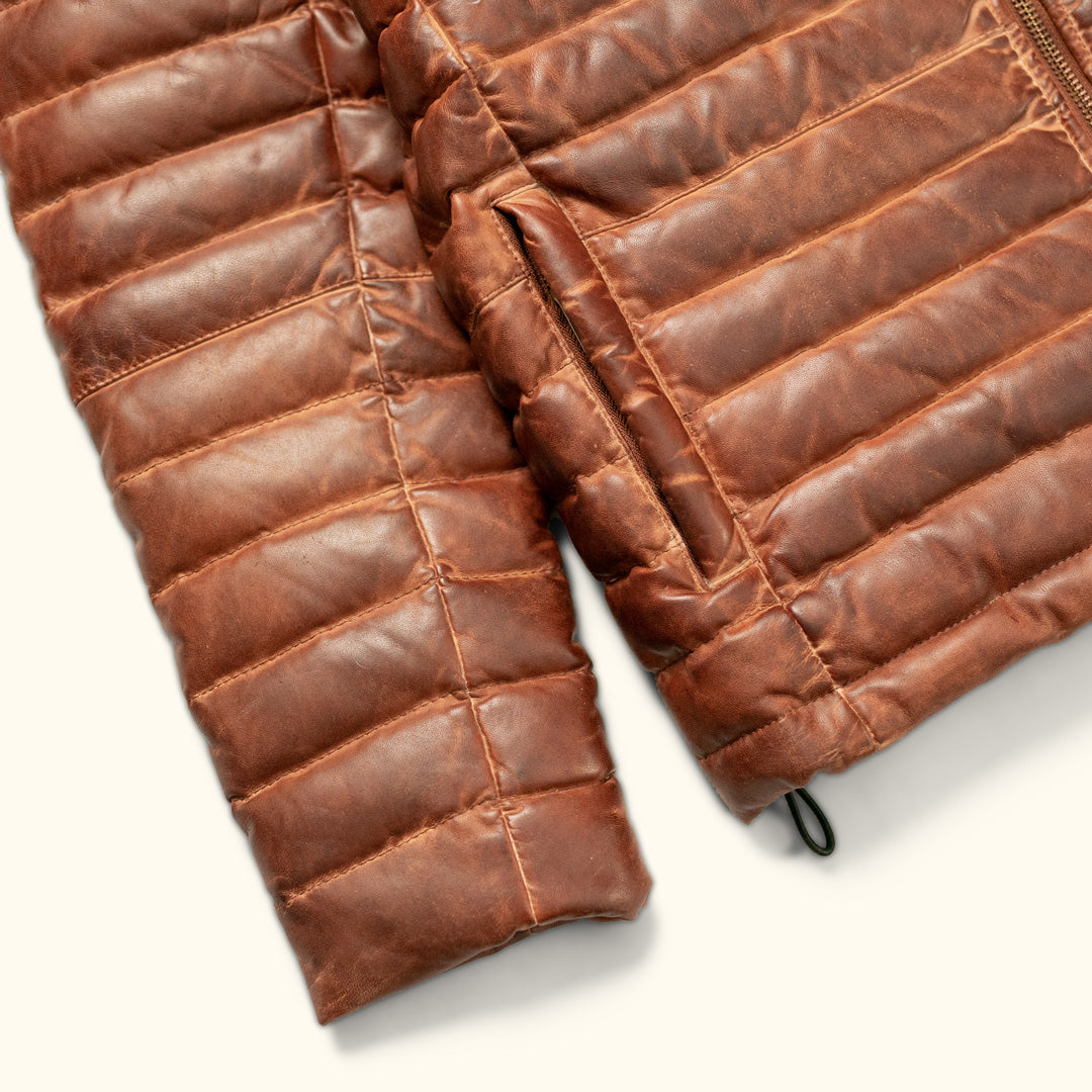 Leather Down Sleeve