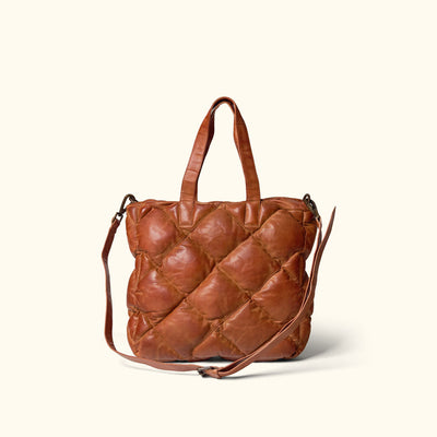 Limited Edition Bridger Leather Tote Large | Vintage Tan - Buffalo Jackson Trading Co.