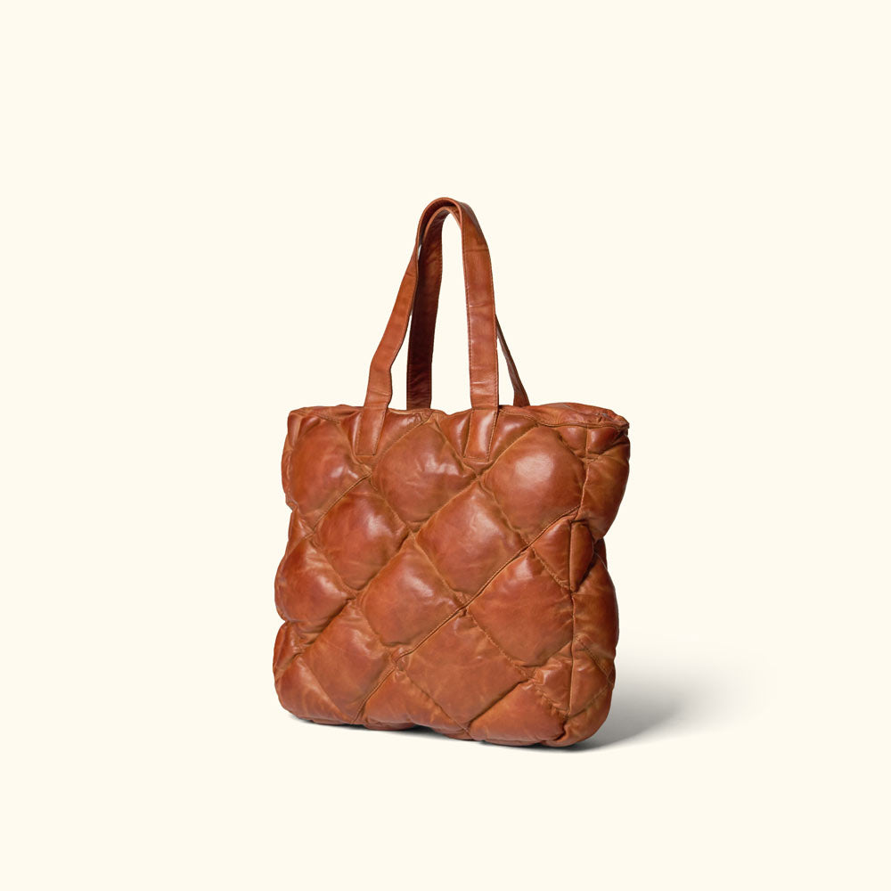 Limited Edition Bridger Leather Tote Small | Vintage Tan - Buffalo Jackson Trading Co.