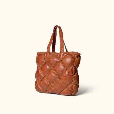 Limited Edition Bridger Leather Tote Small | Vintage Tan - Buffalo Jackson Trading Co.