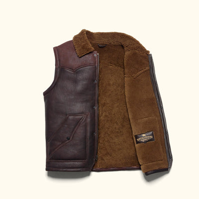 Mens Cowboy Shearling Vest