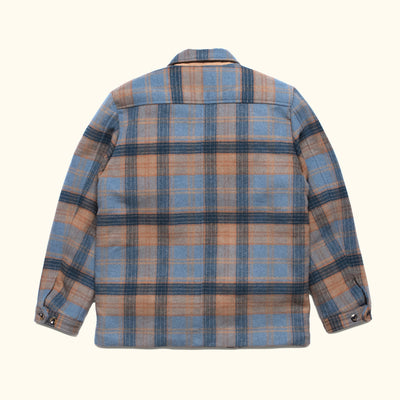 Wesley Wool Jacket | Sky Valley Plaid