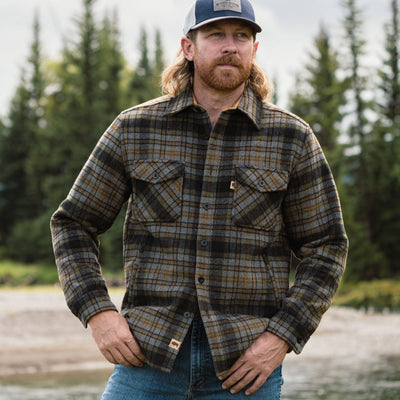 Yukon Wool Shirt Jac | Timber Moss Plaid - Buffalo Jackson Trading Co.
