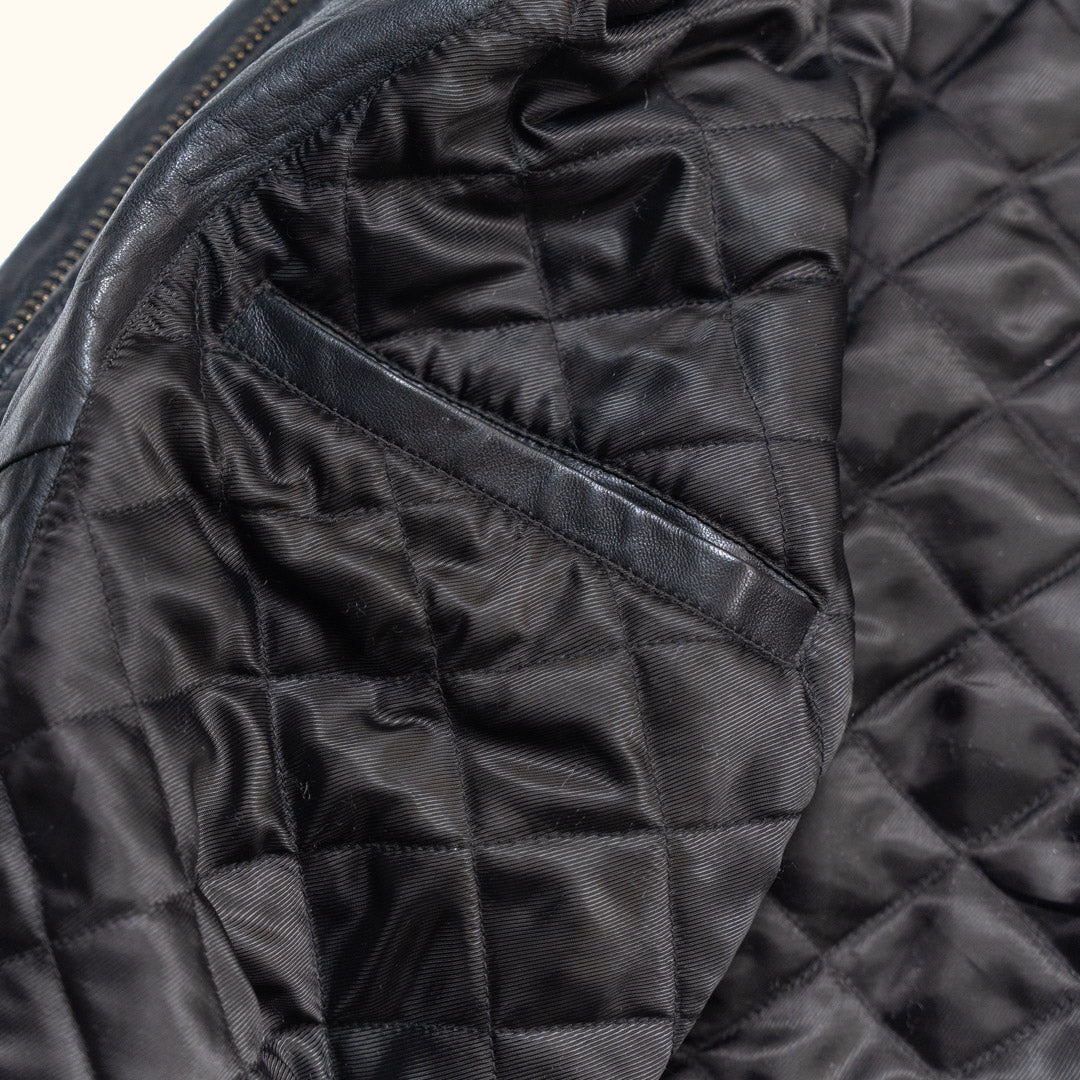 Glenwood Leather Driving Jacket | Vintage Black - Buffalo Jackson Trading Co.