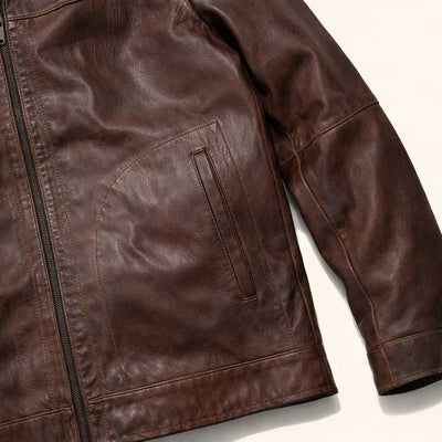 Pocket Detail - Sedona Leather Jacket