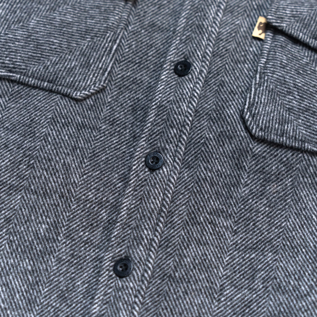 Wool Detail - Herringbone Style -