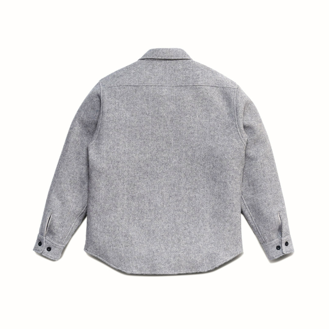 Riverton Wool Shirt Jac | Misty Granite