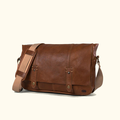 Lightweight - Full Grain Leather Walker Satchel