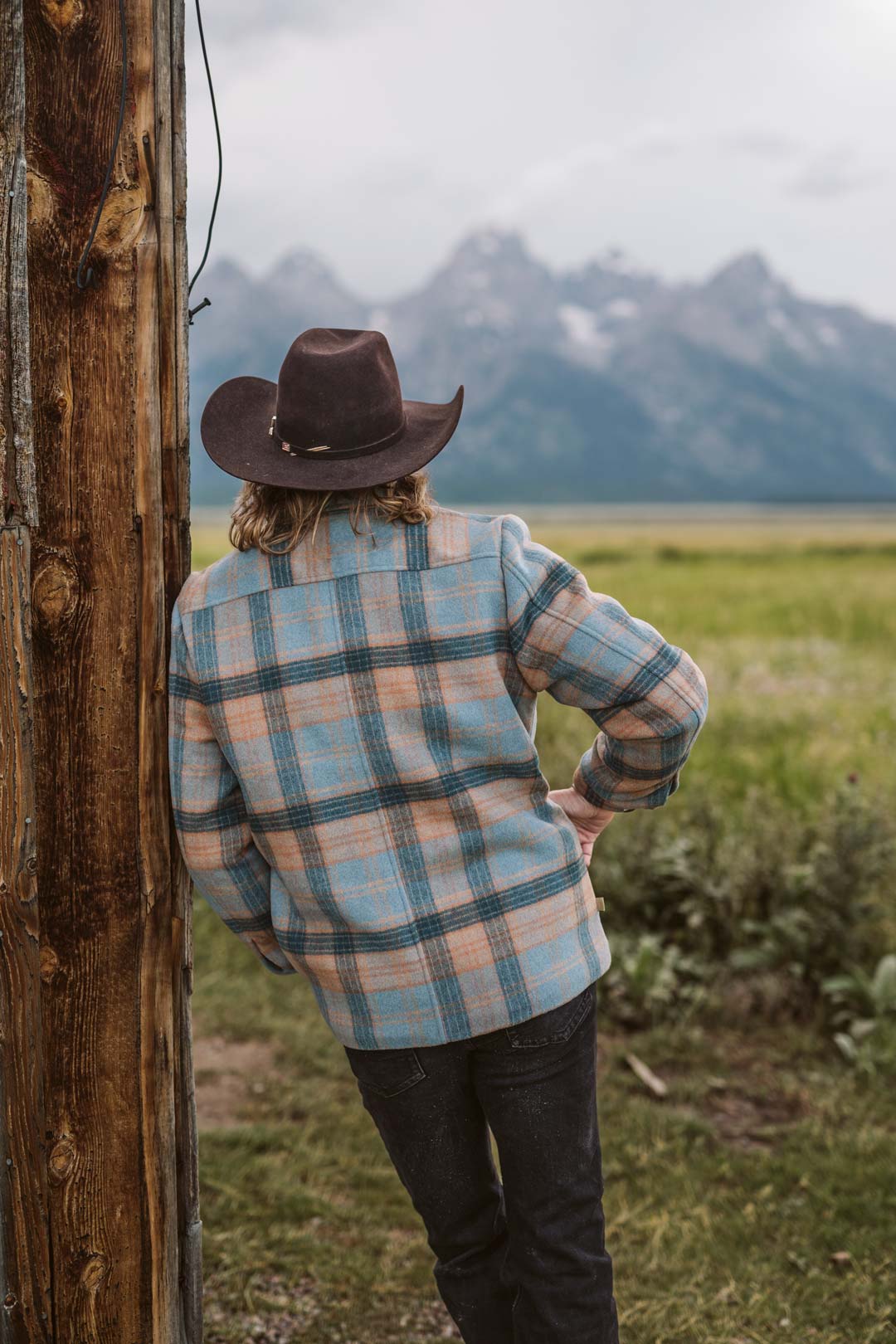 Wesley Wool Jacket | Sky Valley Plaid - Buffalo Jackson Trading Co.