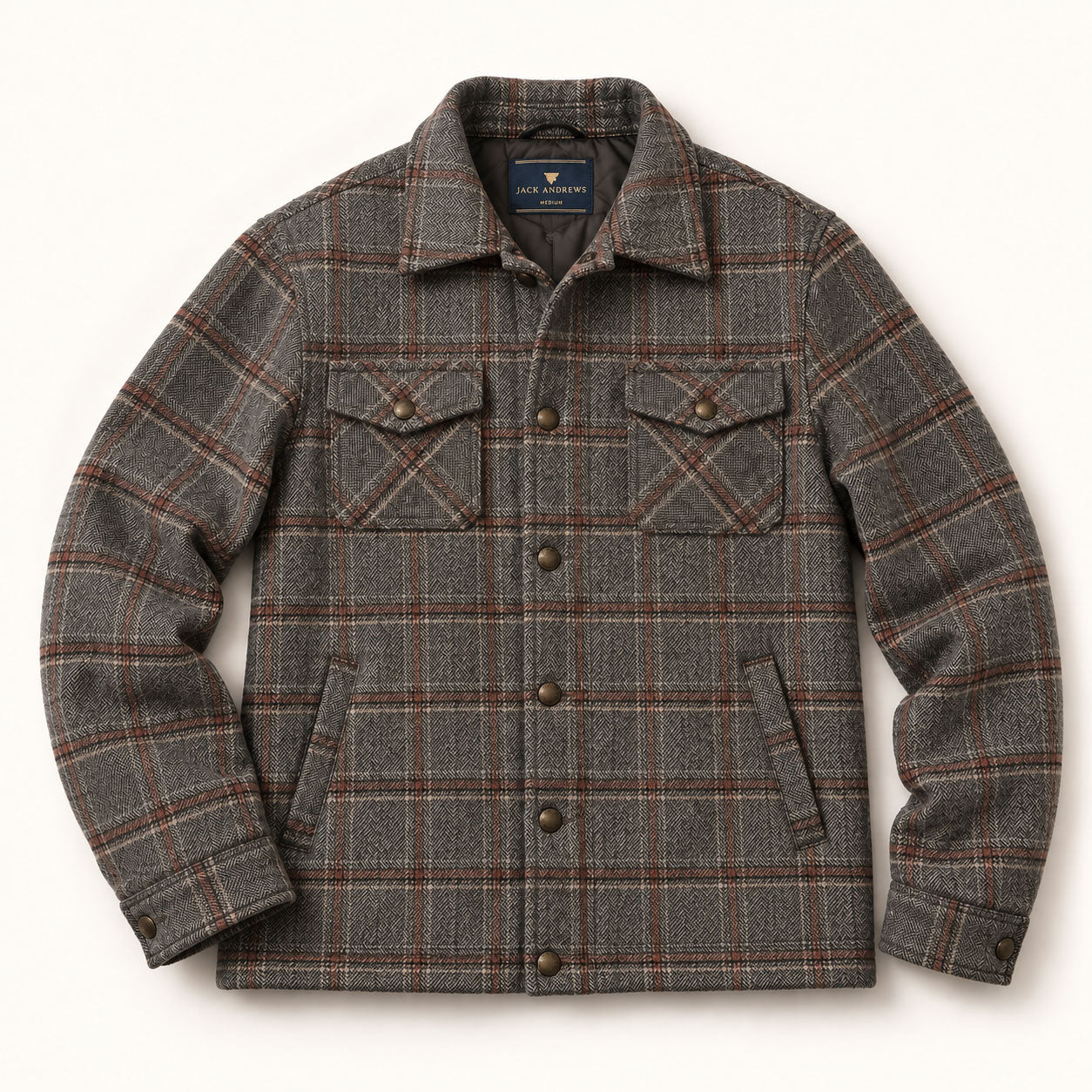 Aberdeen Wool Jacket | Grey Briar