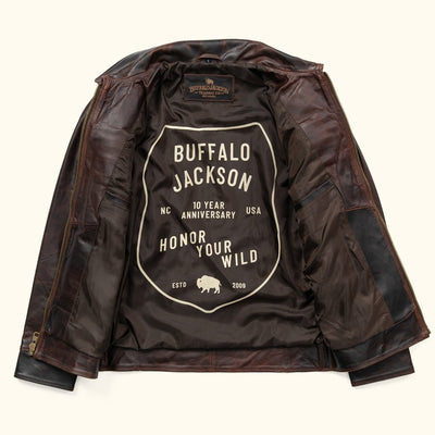 Men's Leather Moto Jacket
