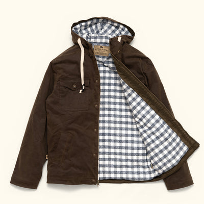 Marshall Hooded Jacket | Dark Khaki