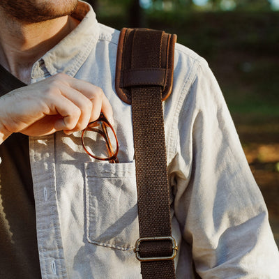 Classic Leather Messenger Bag | Vintage Oak