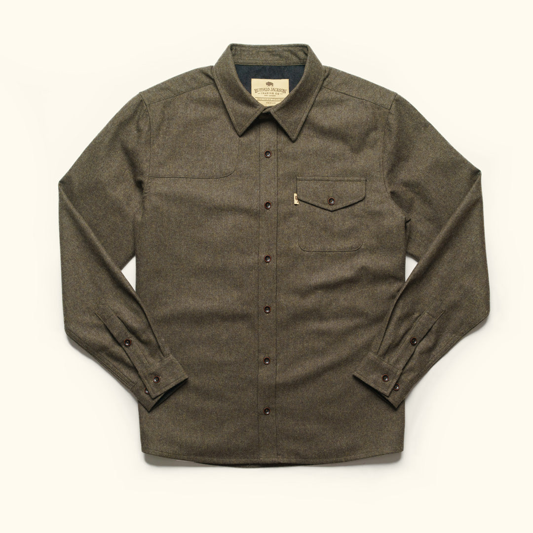 Mens best Gunnison Wool Blend Solid Flannel hover