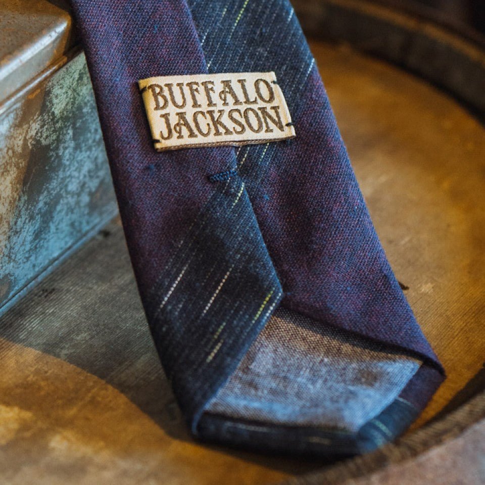 Vintage Stripe Cotton Necktie