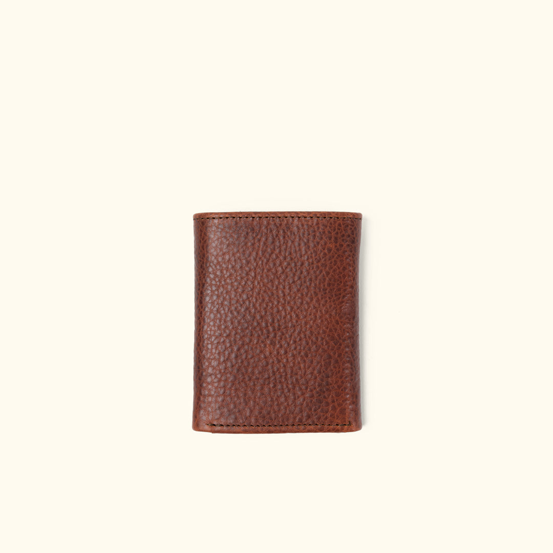 Ryder Reserve Bison Leather Trifold Wallet | Brown
