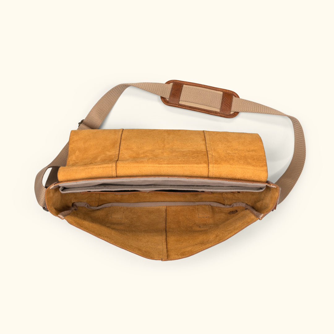 Walker leather messenger bag buffalo jackson
