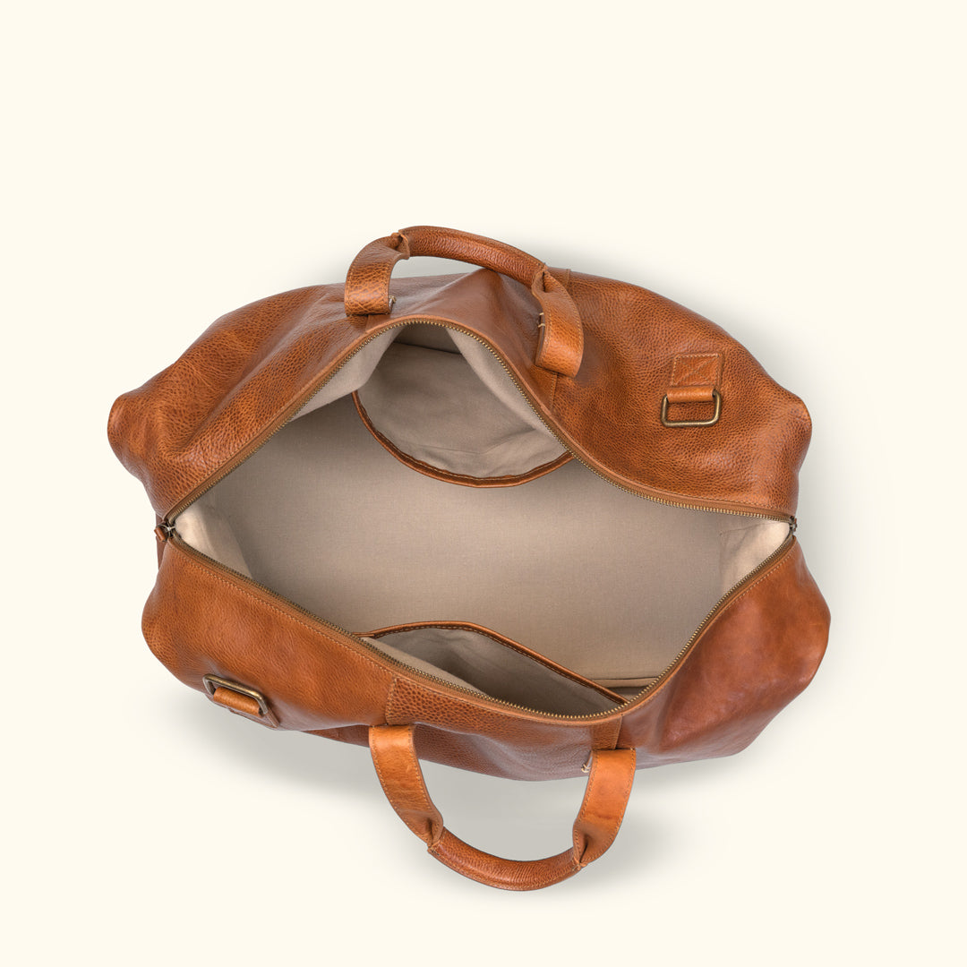 Walker leather mens weekend bag buffalo jackson