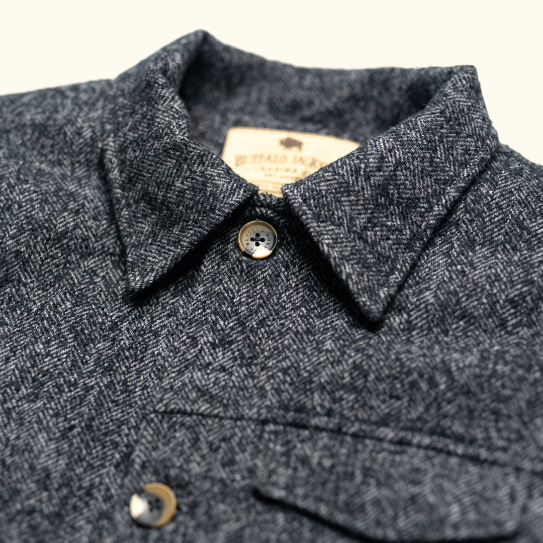 Vintage wool mens jacket