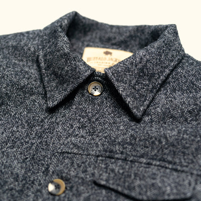 Vintage wool mens jacket