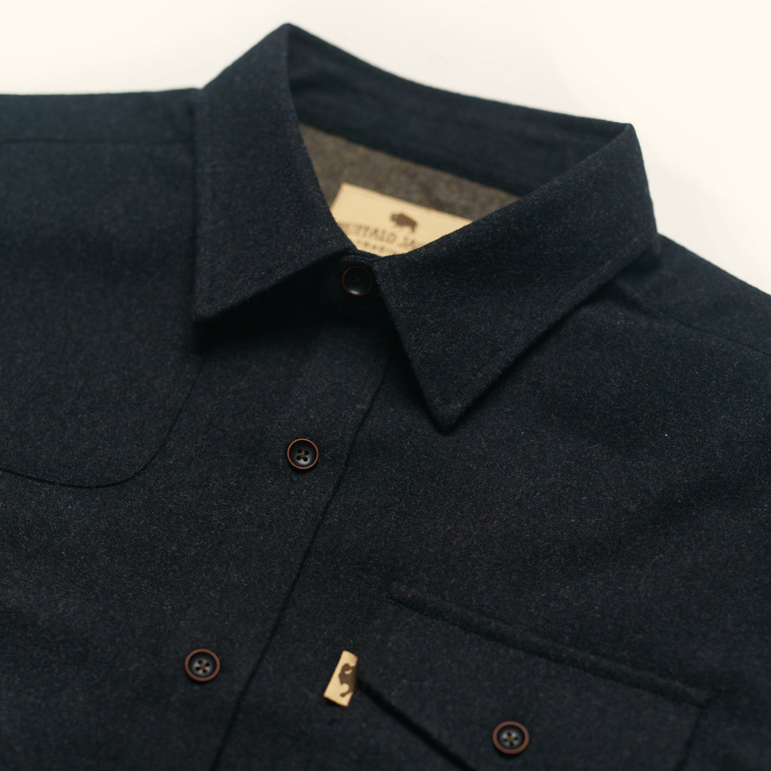 tough flannel for men Gunnison wool blend