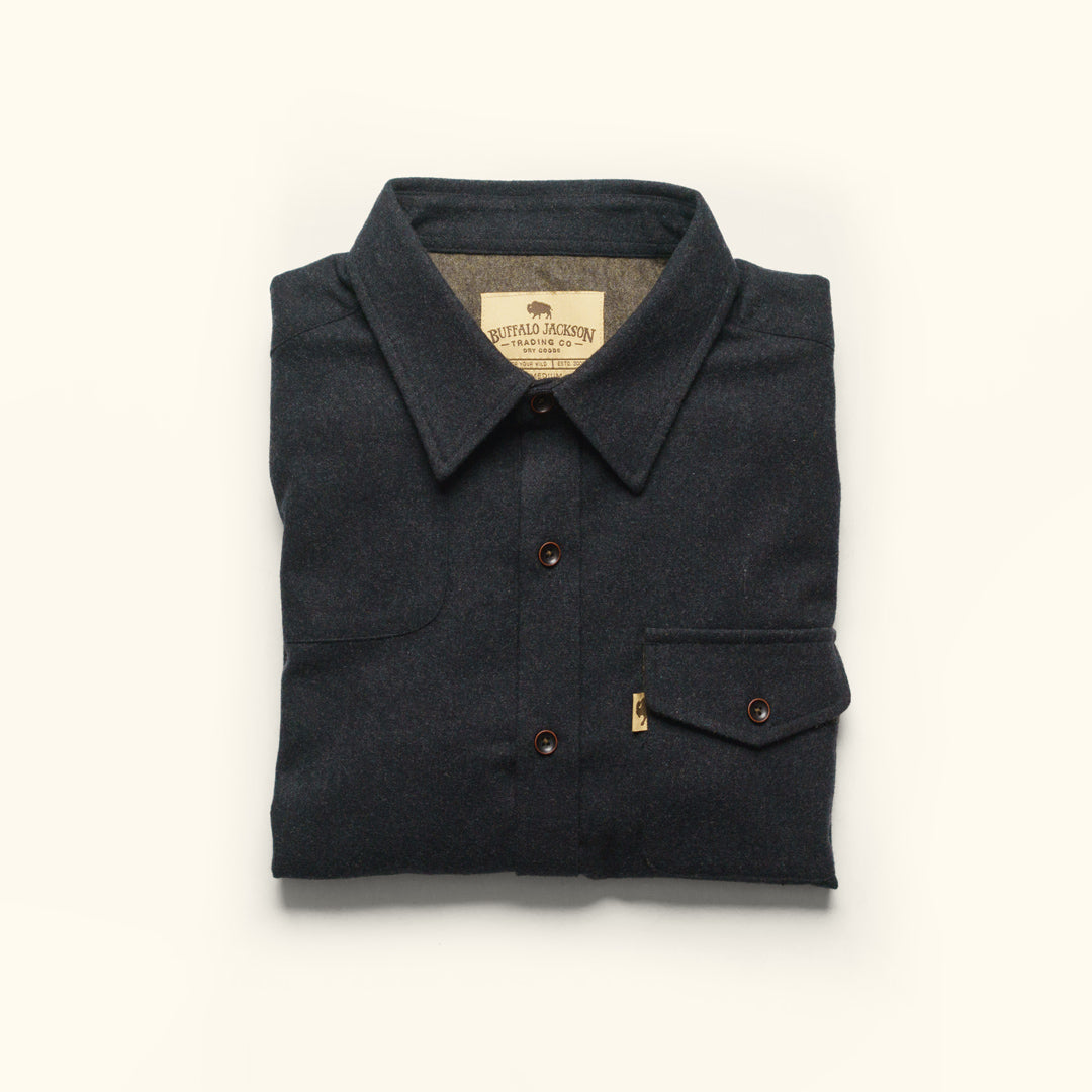 Mens best Gunnison Wool Blend Solid Flannel