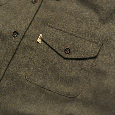 Classic mens Gunnison Wool Blend Solid Flannel