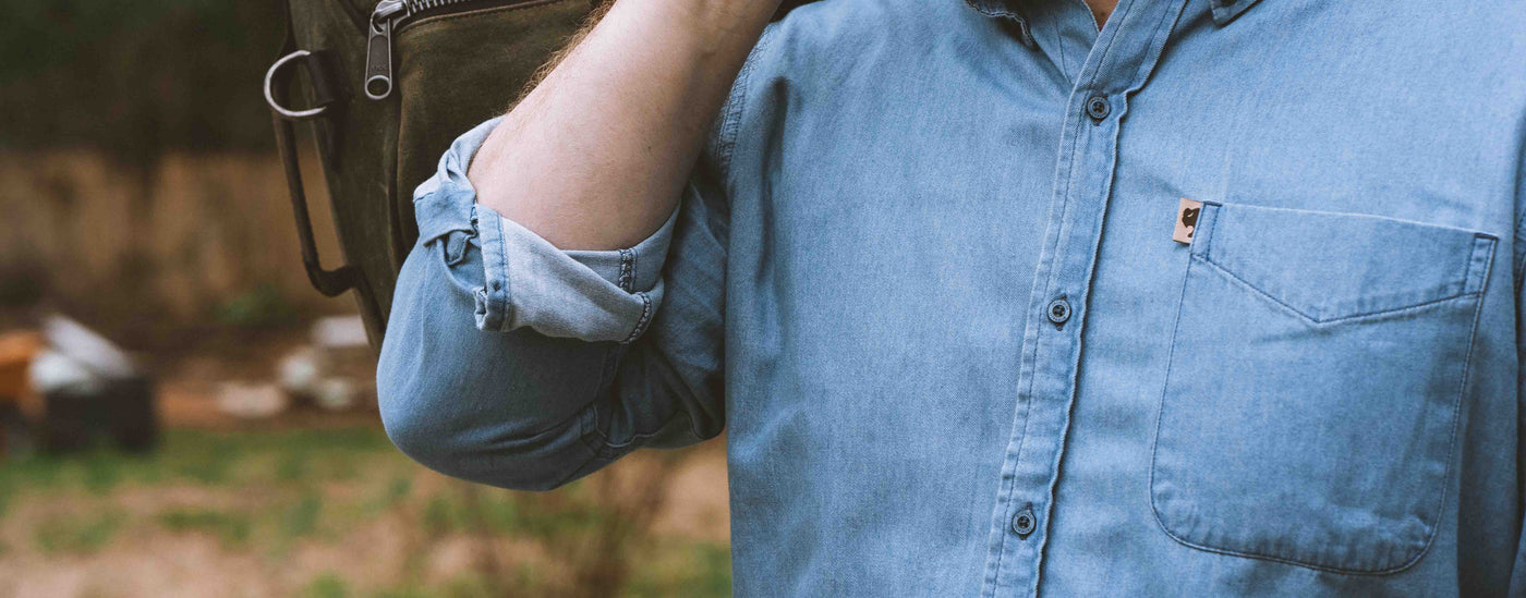 Buffalo Jackson Men's Wyoming Denim Shirt