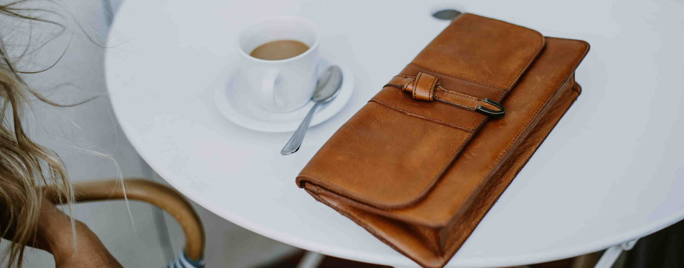 A real leather bag made from real, natural animal skin is vastly different than bonded leather. 