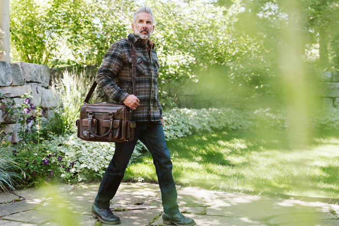 Yukon Wool Shirt Jac in Timber Moss Plaid, a mid-weight wool-blend layer from Buffalo Jackson