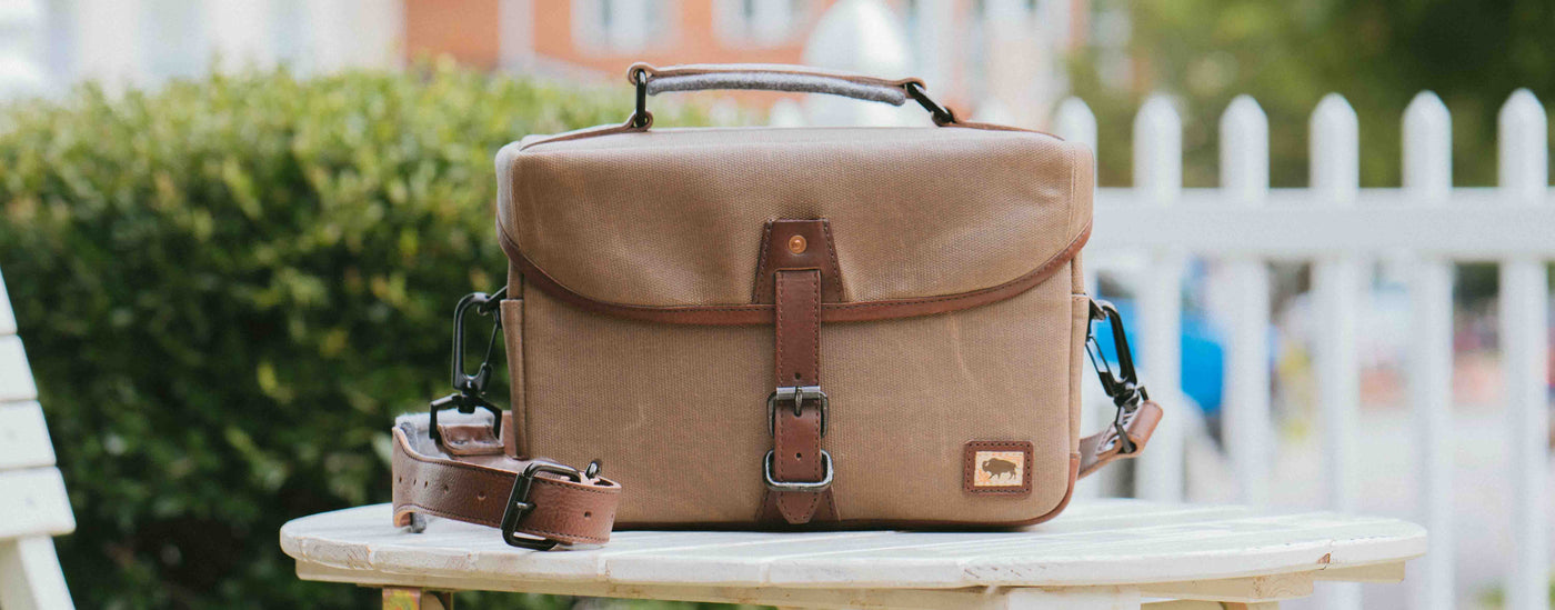 waxed canvas camera bags how to care for waxed canvas buffalo jackson