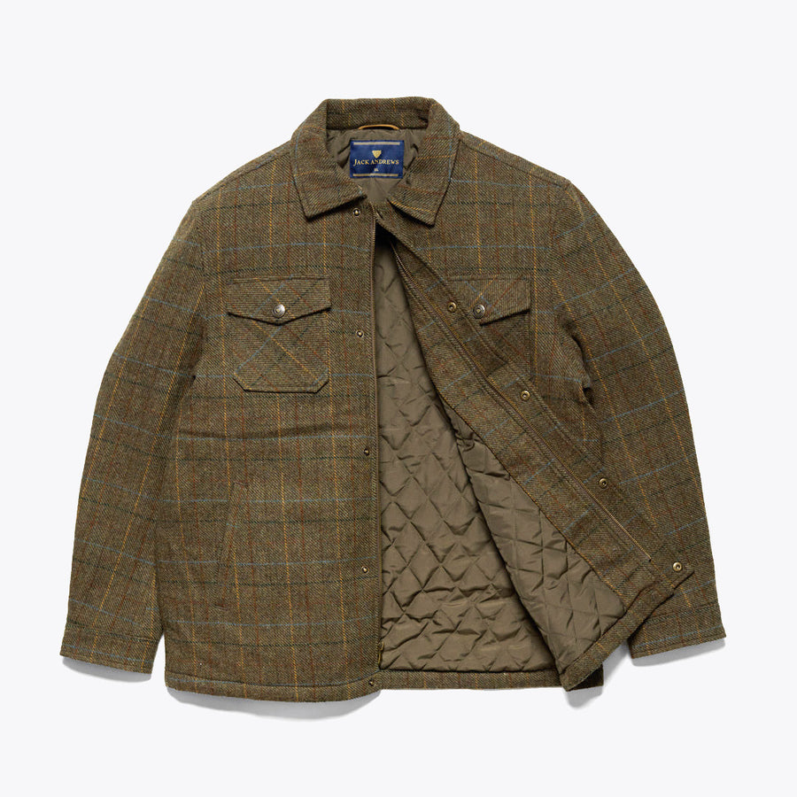 Aberdeen Wool Jacket | Fir Heather