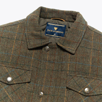 Aberdeen Wool Jacket | Fir Heather