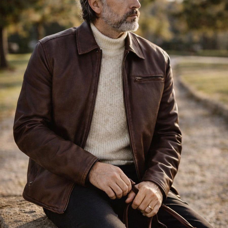 Glenwood Leather Luxury - Men's Premium Leather Jacket
