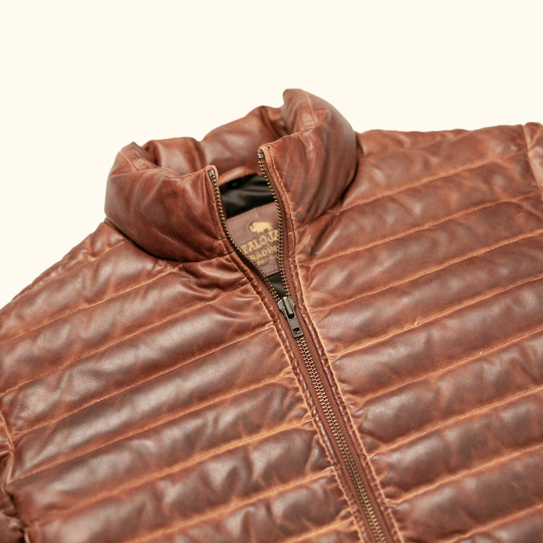 Down Filled - with Antique Zipper Hardware