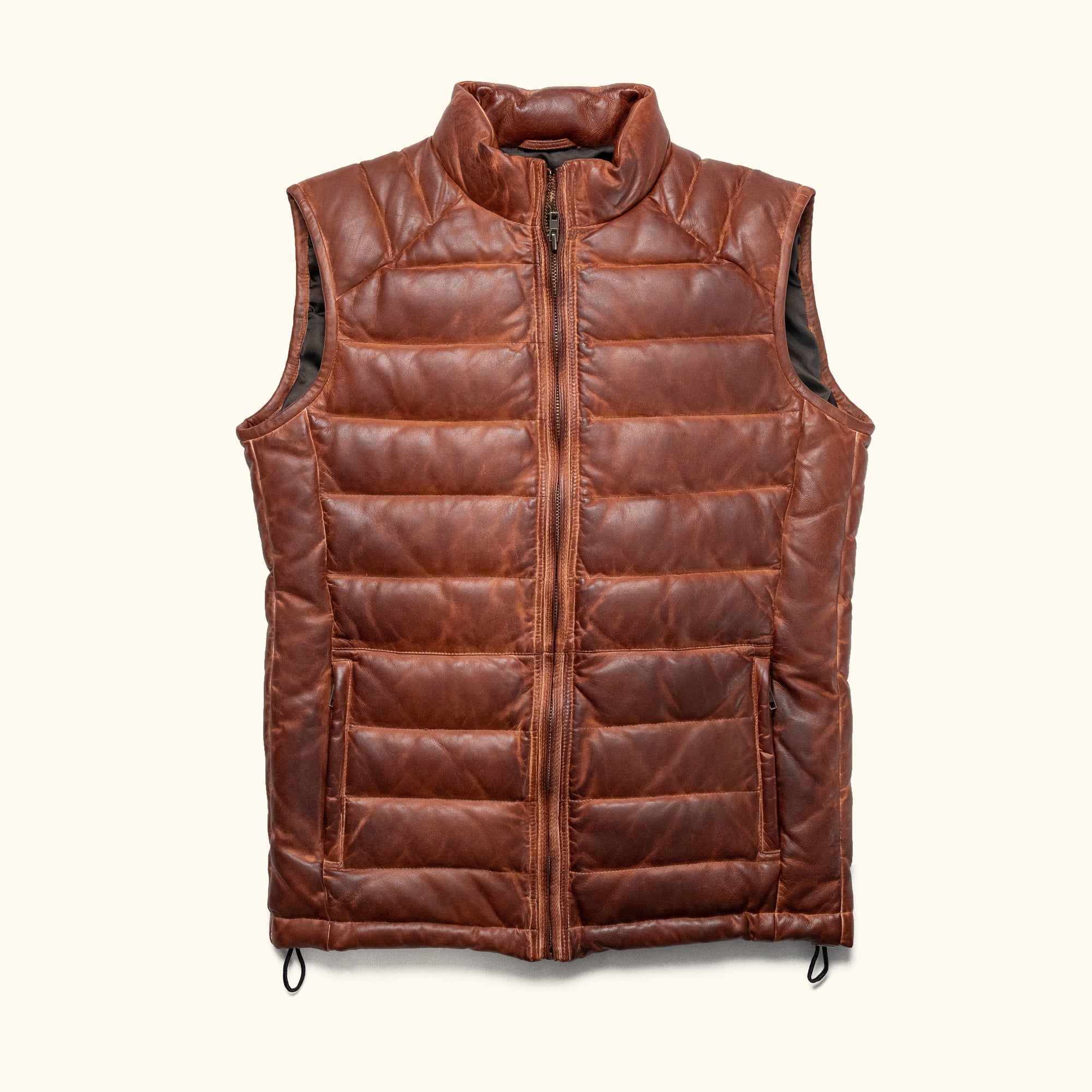 Mens Bridger Down Vest in Light Tan