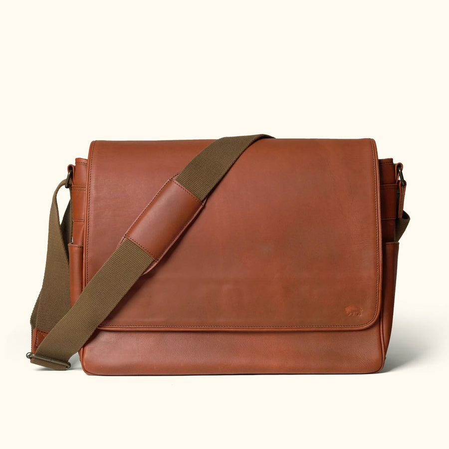 Messenger Bag Full Flap for Large Laptops and Gear