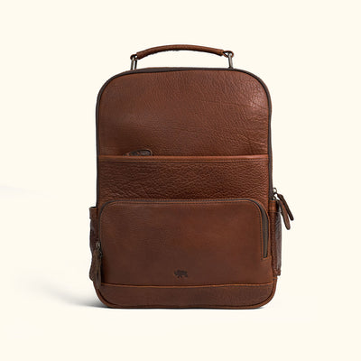 Leather Laptop Commuter Backpack by Buffalo Jackson - Rugged Designs and Vintage Style