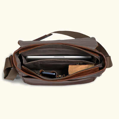 Interior - Roosevelt Messenger Postal Bag
