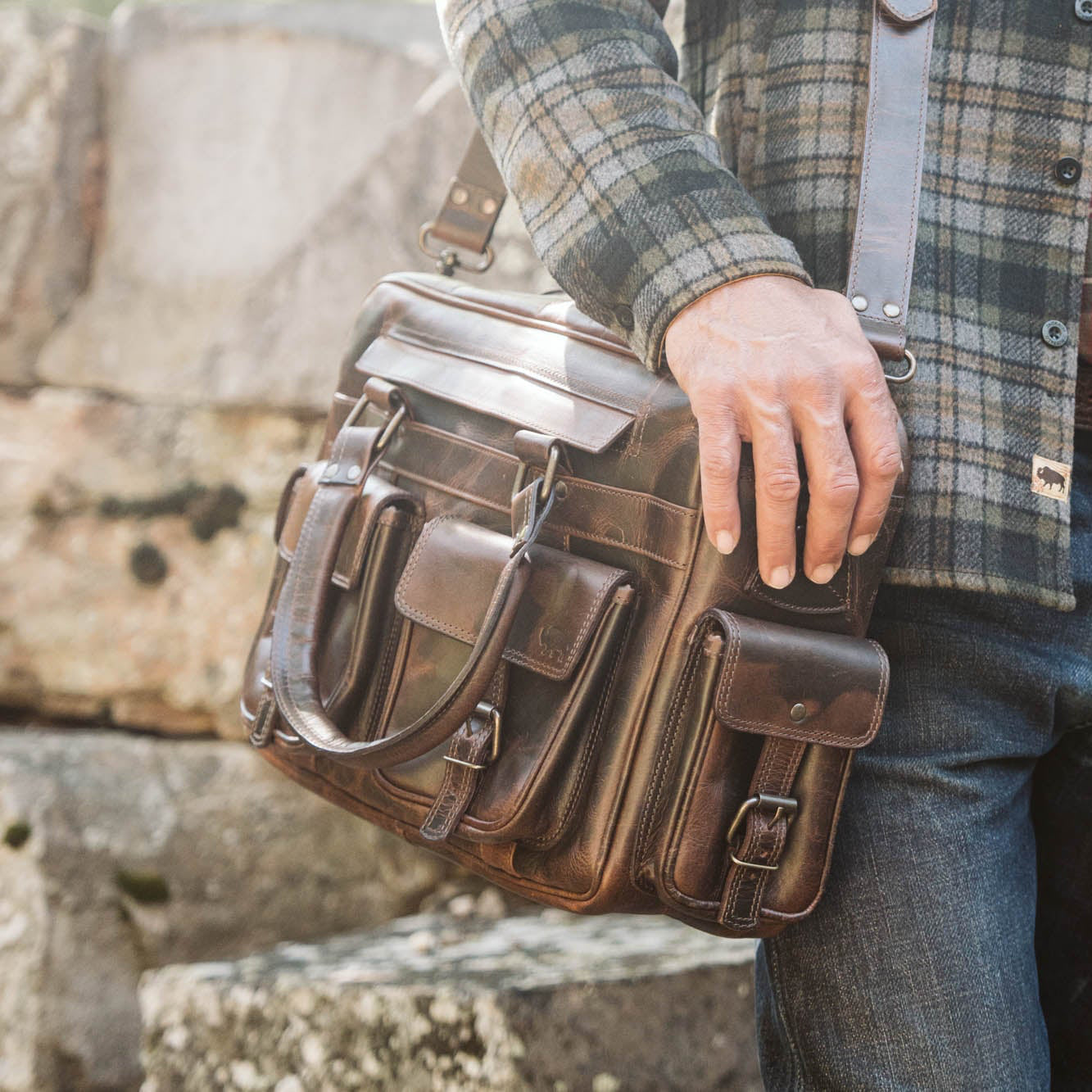 Leather Pilot Bag