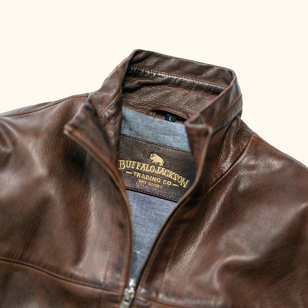 Buffalo Jackson Label - Stitching Detail