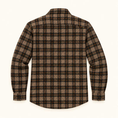 Aberdeen Wool Twill Shirt Jac | Brown Briar