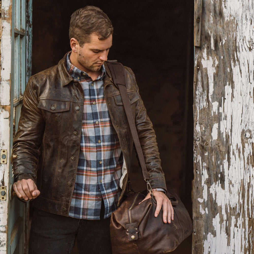 Driggs Brown Leather Jacket