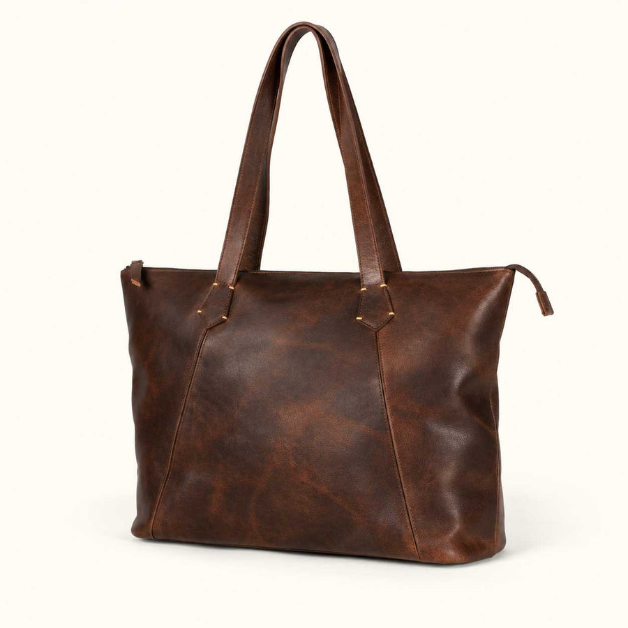Tote Bag - Women's Leather Cow Full Grain