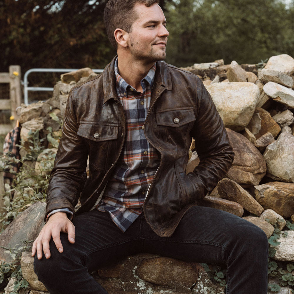 Driggs Leather Jacket for Men