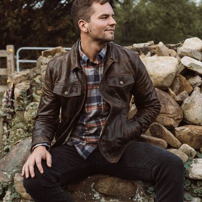 Driggs Leather Jacket for Men