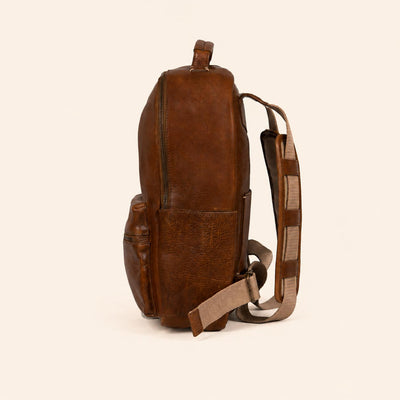Walker Leather Backpack | Rustic Tan