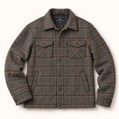 Aberdeen Wool Jacket | Grey Briar