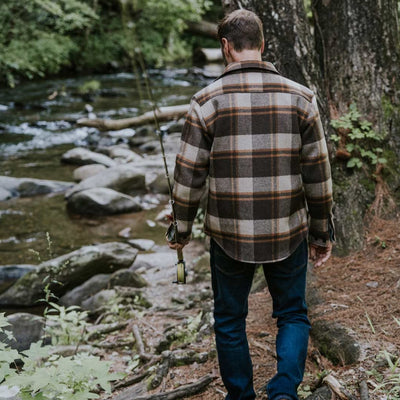Back Wool Shirt Jac - Yukon Men's